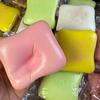 Soft Squeeze Simulated Toast Squishy Toy Stress Relief Fidget Bread Toy Easy to Clean for Home Office Daily Anxiety Relief