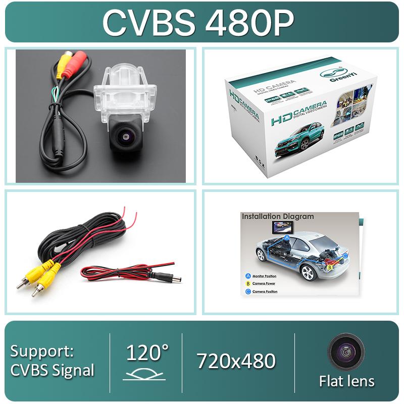 

Автомобиль Full HD AHD 1080P Fisheye Lens Автомобильная камера заднего вида для Mercedes Benz C Class W204 Стерео Монитор 2007-14