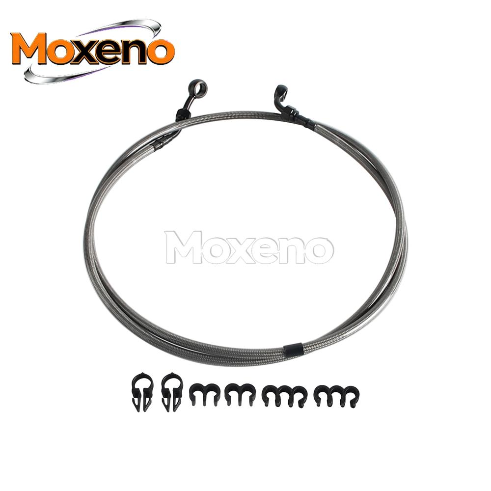 Upper Brake Line Kit Motorcycle 149cm 157cm Brake Oil Hose For Harley Touring 2015-2023 Road Glide FLTR Special FLTRXS FLTRX