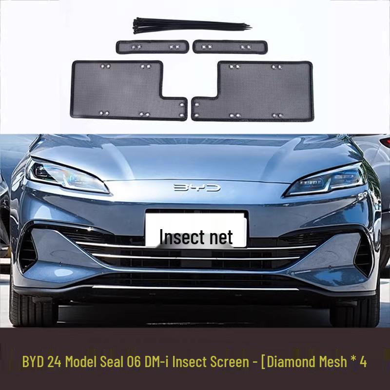 Insect & Catkin Protector Net for 2022-2025 BYD Seal - Front Grille & Water Tank Guard