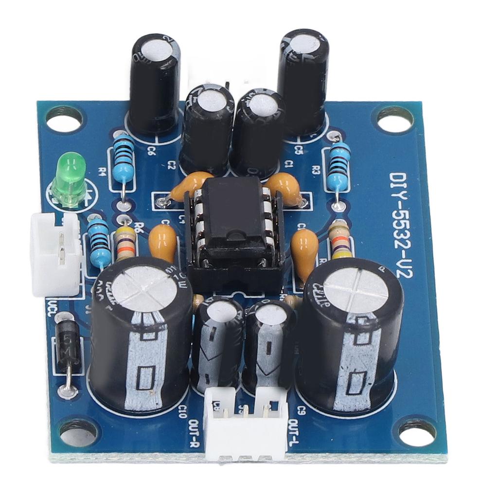 Preamplifier Board PCB Single Power Front Panel Double Panels Design 5 Times Magnification 12?35V