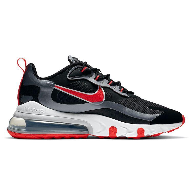 Nike Air Max 270 React Negro Bright Crimson Hombre Zapatillas Blanco  CT1646-001