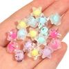 50pcs 12mm Acrylic Star Beads Colorful Five-pointed Star Loose Beads For DIY Jewelry Making Bracelets Phone Chain Accessories