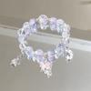 Super Divine Crystal Butterfly Bracelet - Women's Unique Design Colorful Beaded Bracelet