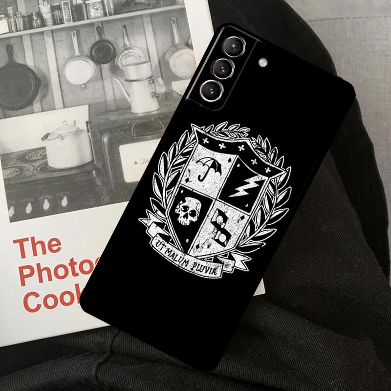 Umbrella Academy Logo Phone Case For Samsung Galaxy S24 Ultra S22 S23 S20 S21 S24 FE S9 S10 Plus Note 10 20 Ultra