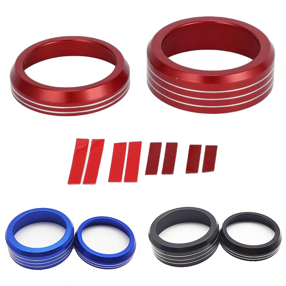 Car Media Volume Gear Shift Switch Knob Cover Ring For Ford For Mach-E 21-24 Car Shift Switch Knob Cover Ring