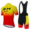 Men's Short-sleeved Cycling Sweatshirt Set New Summer Cycling Suit MTB Breathable, Silicone Cycling Suit 2026 Summer Breathable Cycling Suit Set