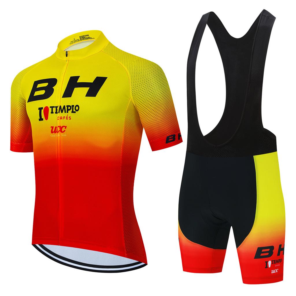 Men's Short-sleeved Cycling Sweatshirt Set New Summer Cycling Suit MTB Breathable, Silicone Cycling Suit 2026 Summer Breathable Cycling Suit Set