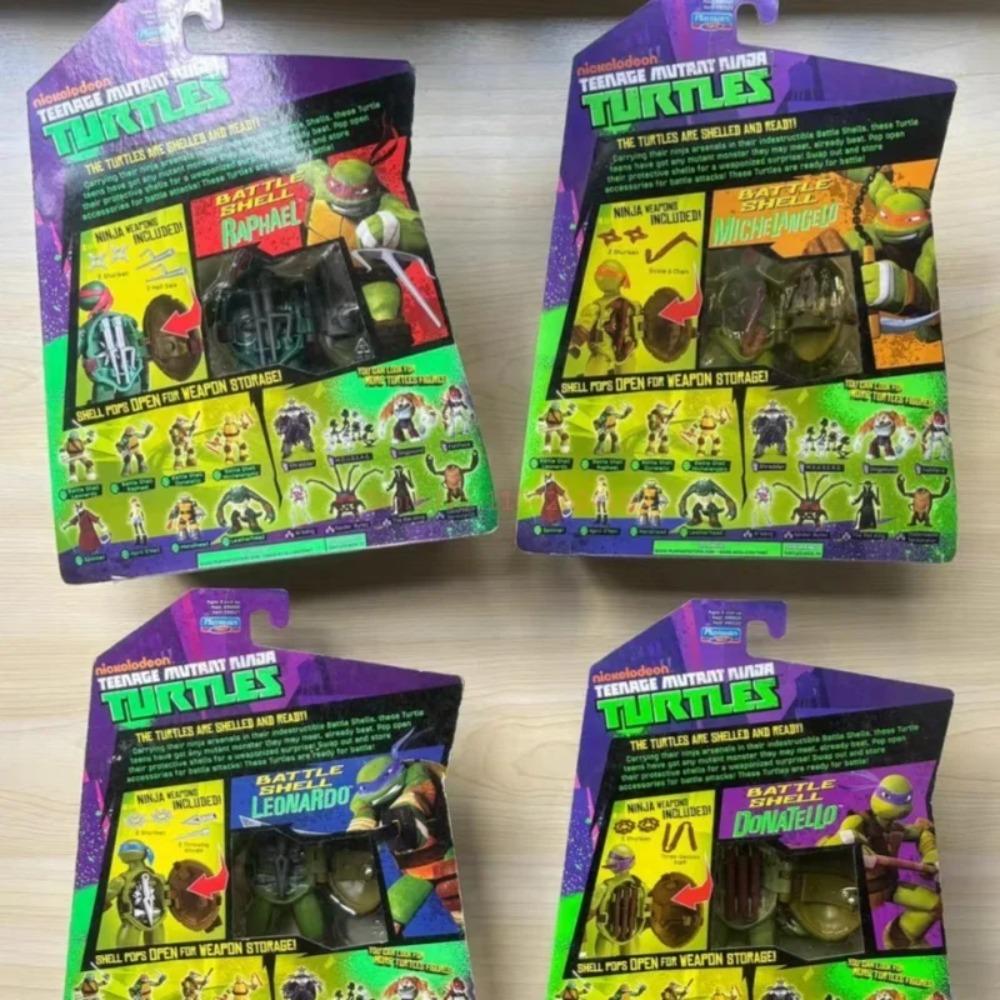 Original Playmates Teenage Mutant Ninja Turtles 2012 Movable Model Reissue Leonardo Raphael Michelangelo Donatello Action Figure