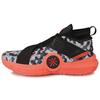 Li Ning All City 7 Wade Series Shock Absorption Anti-Slip Wear-Resistant High-Top Basketball Shoes Men Sneakers Black Red ABAP105-4
