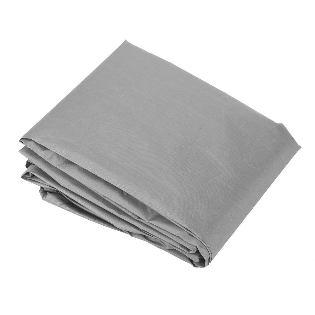 Γκρι Αδιάβροχο Ανθεκτικό στη Σκόνη Κάλυμμα Τραπεζιού Καρέκλας Κάλυμμα Προστασίας Σκάφους 61x56x64cm για Εξωτερική Χρήση