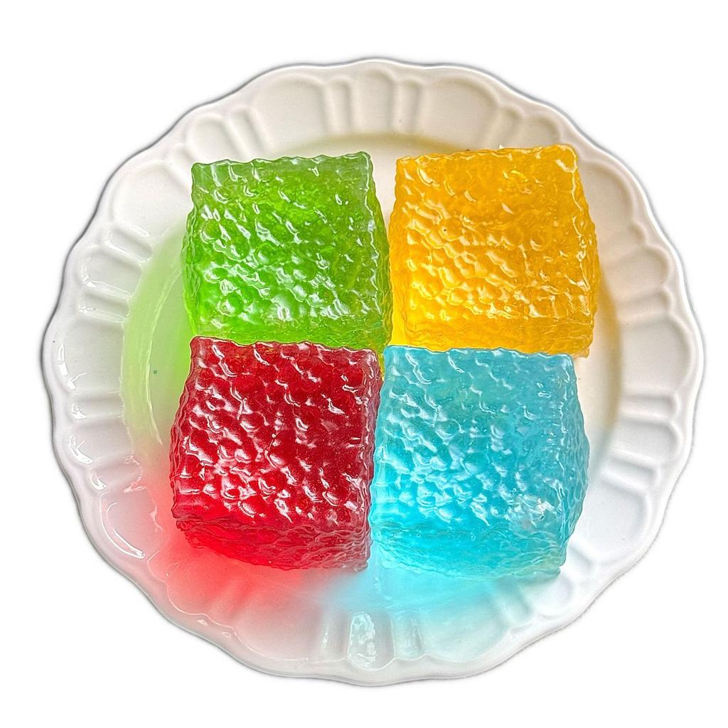 Honeycomb Maltose Squishy Toys Stress Relief Slow Rebound Square Ice Skin Maltose Squeeze Fidget Toys for Kids Adult Gifts