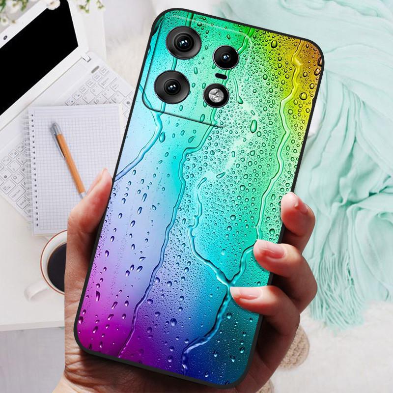 Etui na Moto Edge 50 Pro Luksusowe Zwierzęta Silikonowy Tylny Pokrowiec na Telefon Do Motorola Edge 50 Pro 5G Etui Ochronna Obudowa Edge50 pro