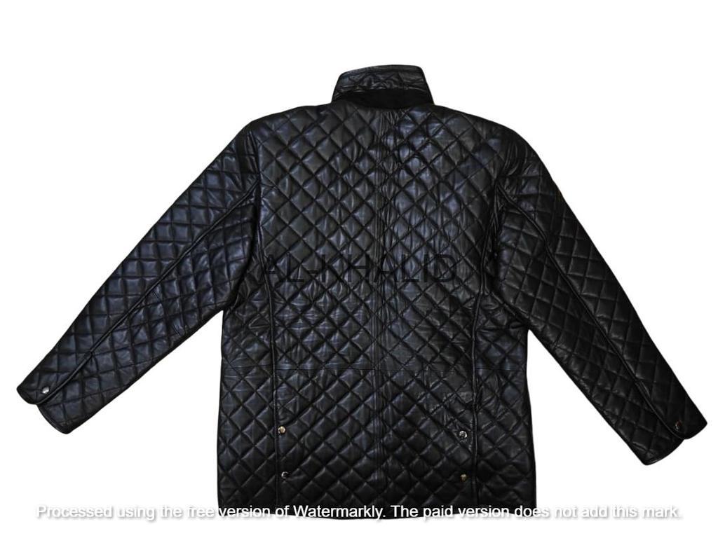 AL KHALID Herren Trendy Schwarz Stil Echtleder Casual & Party wear Lammfell Leder Hemden