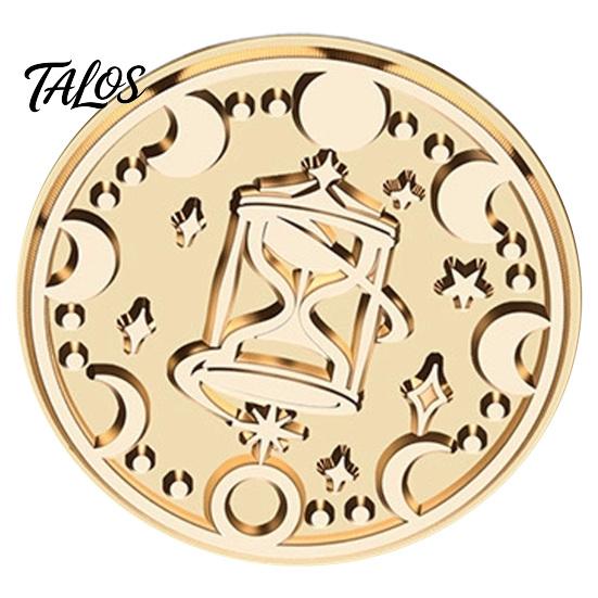 Fantasy Theme Handbook Collage Vintage European Magic Themed Wax Seal Stamp Head, Solid Brass Exquisite Artistic Craft Engraved Sealing Head