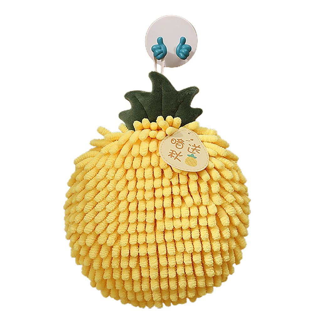 Wipe Handball Chenille Absorbent Hand Towel Fast Drying Soft Hangable Towel Hands Wipe Ball for Bathroom Kitchen Decor