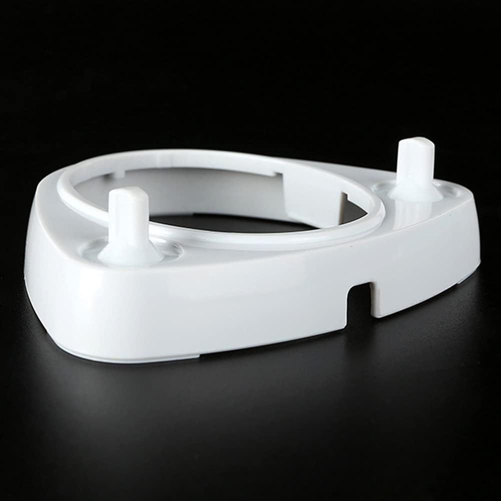 Braun Oral B Electric Toothbrush Holder Base Stand - Compatible with Braun Oral B Toothbrush, Includes 4 Electric Toothbrush Heads & Cover