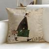 Classic Artist Sam Toft Cushion Cover Soft  EasyWash Pillow Case  Versatile for Couch Bed Travel and Office