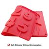 1PC Silicone 0-9 numbers shape chocolate mold DIY drip mold cake baking handmade jelly chocolate candy