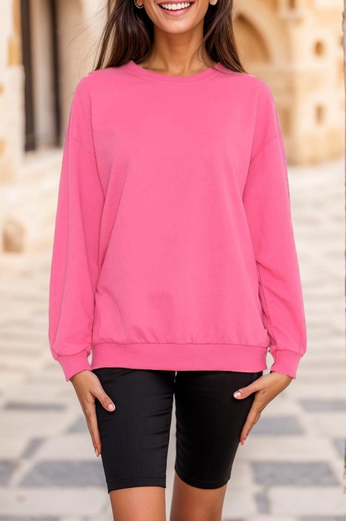 

Crew Neck Sweat Pink