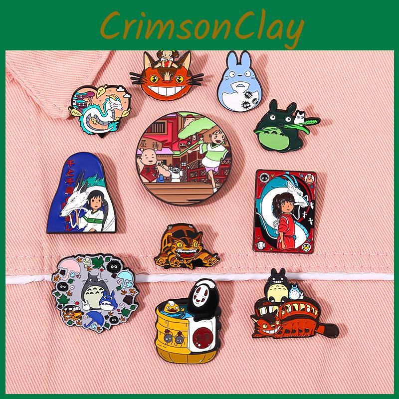 Anime Vibrant Character Brooches For Fashionable Clothing Decorative Metal Pins For Both Men Women And