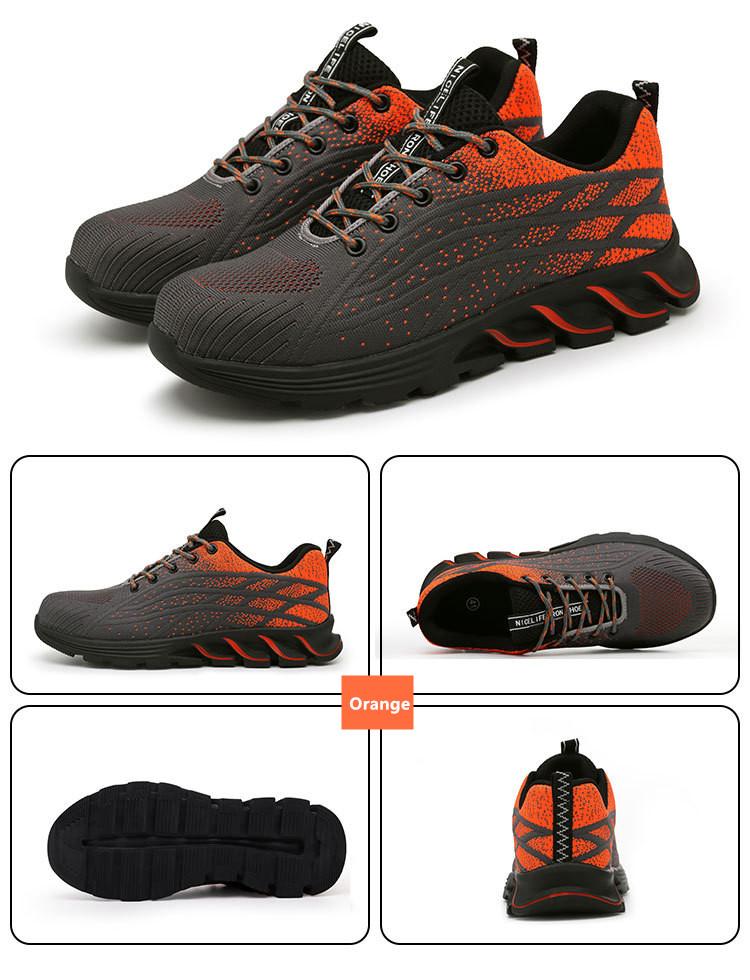 Women Work Shoes with Steel Toe Female Safety Shoes Anti Puncture Work Sneakers for Women Anti-slip Work Boots with Protection