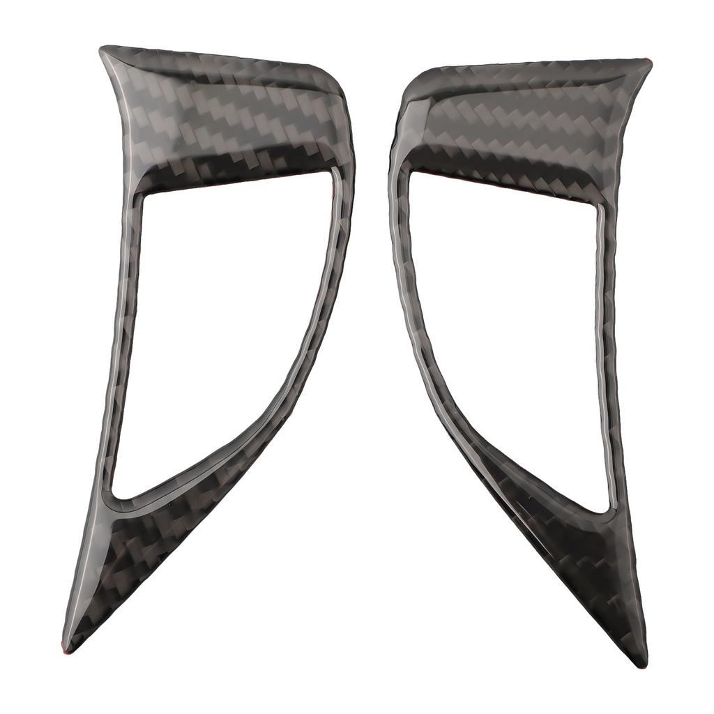 1 pár obložení krytu tlačítka na volantu z uhlíkových vláken pro rok 2012-2015 Dekorace interiéru Stylingové doplňky do auta