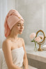 Schnell trocknendes Haarhandtuch, Damen-Badezimmer-Accessoires, Pflege, Hut, Riemen, Schnalle, Saunatuch