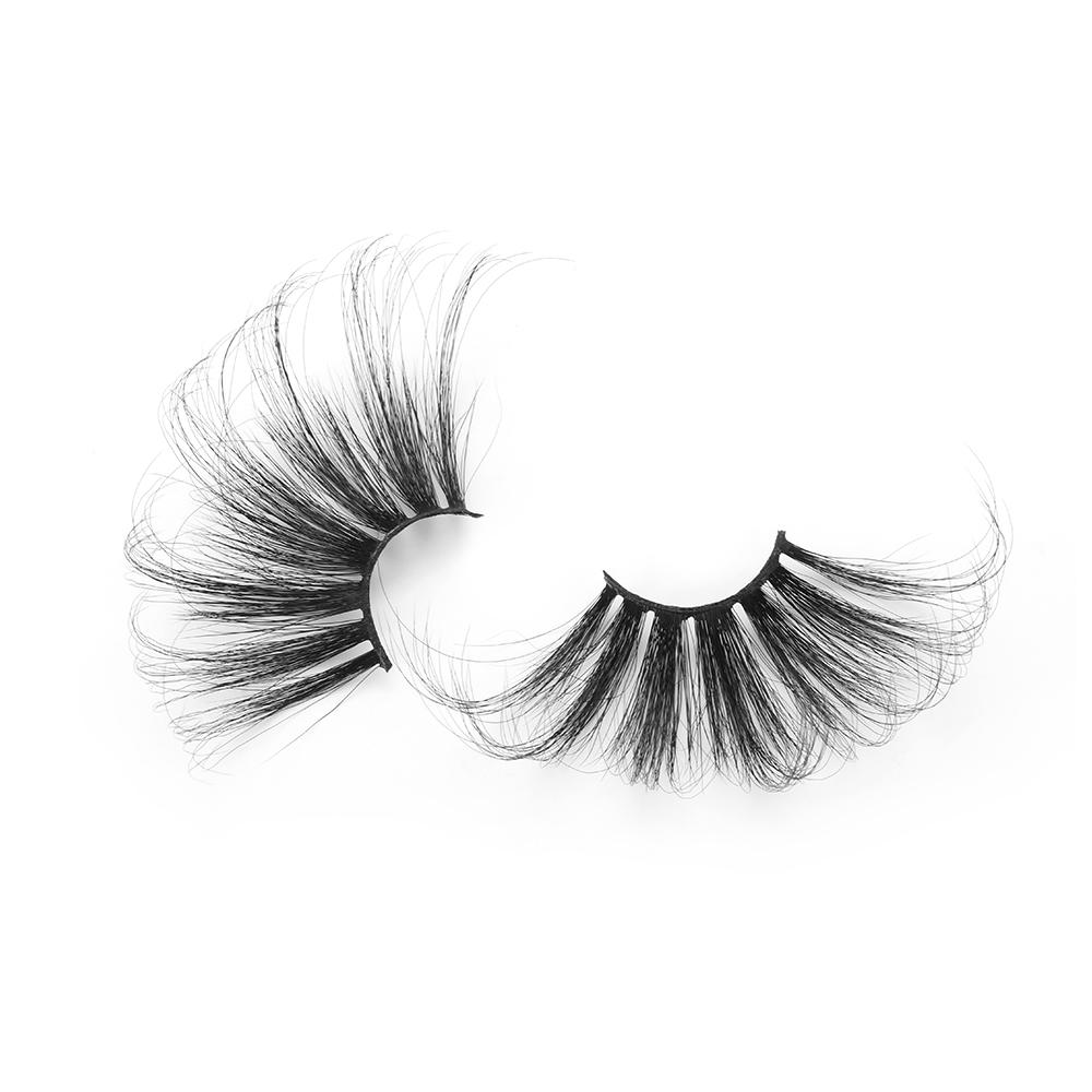 Fluffies Criss-cross Super Long Lash Extension False Eyelashes 100% 3D Mink Hair 70mm Lashes