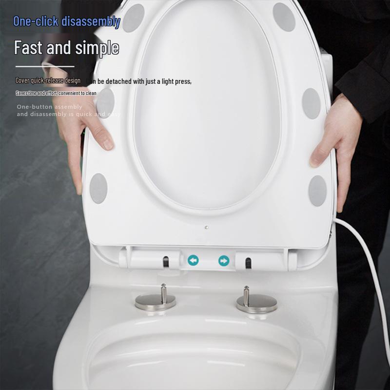 Smart U-Type Electric Heated Toilet Seat with Instant Heating and Adjustable Three-Level Temperature