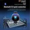 NEW Bluetooth 5.0 MP4 With one-key Record Dictaphone Output Voice Record E-book Mp3 Music Player 8GB/16GB/32GB handeld Video Player MP4