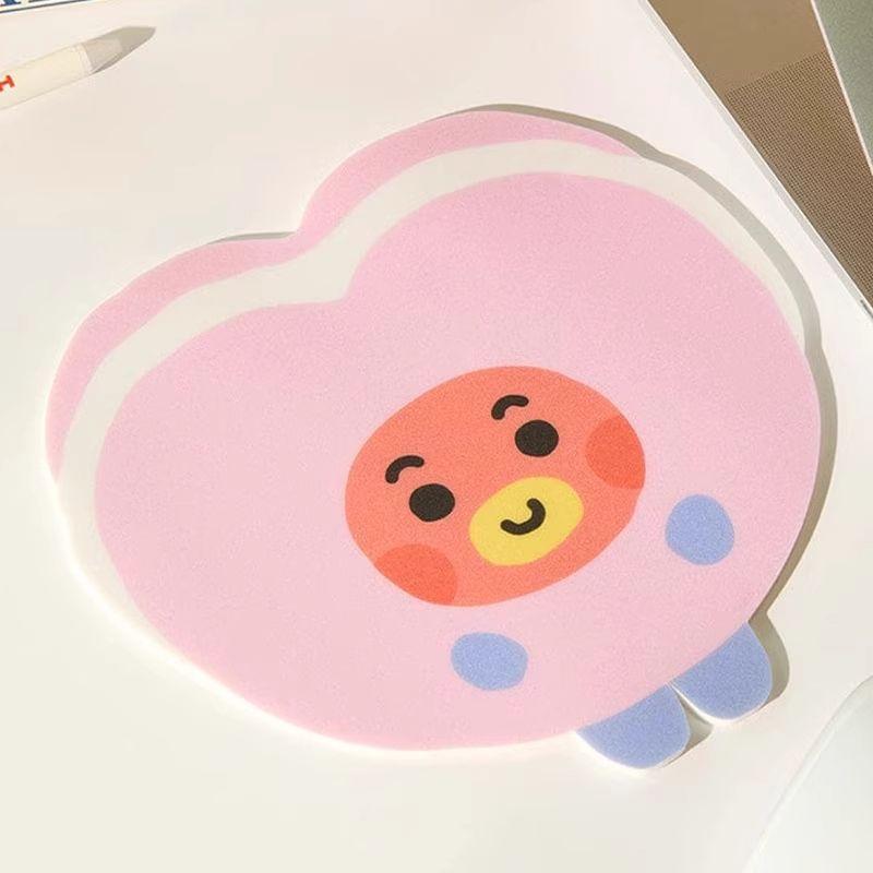 

BT21 Cartoon Cute Bakery Mouse Pad Non-Slip Gaming Office Desk Mat Adorable Anime Style Computer Keyboard Pad Fan Gift