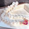 9-10Mm High Quality Natural Freshwater Pearl Necklace Clavicle Chain