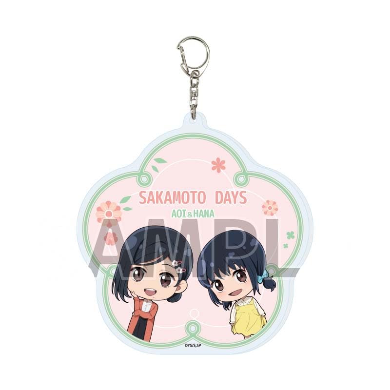 

SAKAMOTO DAYS 04 Sakamoto Aoi & Sakamoto Hana Spring Casual Ver. [Mini Character Illustration] Large Acrylic Keychain
