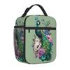 Bestseller Schöner Pfau Geschenk karierte Bürotasche für das Mittagessen Auto Reise Isolierte Snack-Tasche