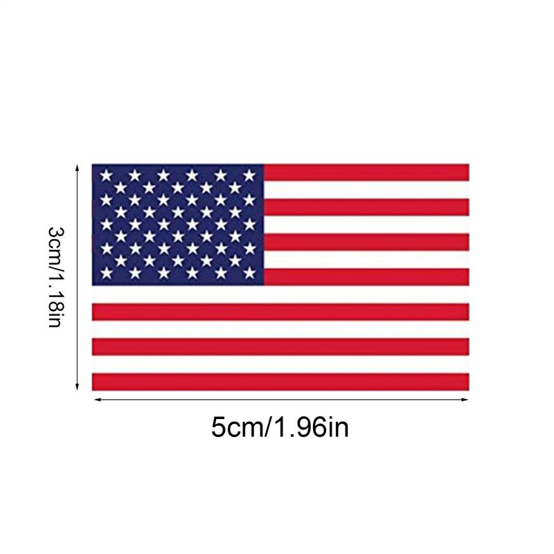 Patriotic Decals 1.2x2inch Memorial Day Stickers 250 Per Roll Adhesive Badge Clings For Window Automotive B umper Bookshelves