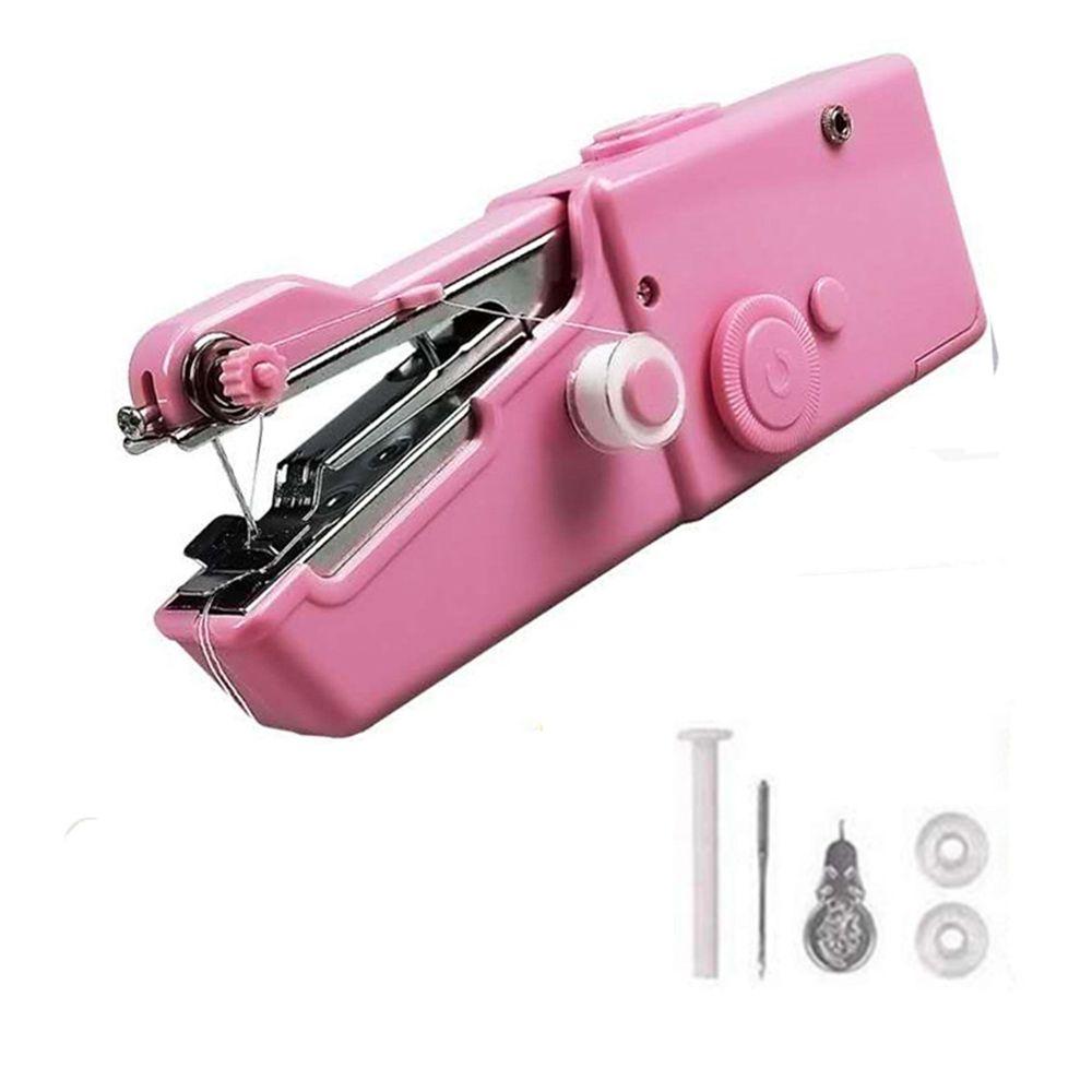 

Mini Sew Small Clothes Electric Manual Sewing Machine For Home Tailoring Machine Tailor Tool розовый