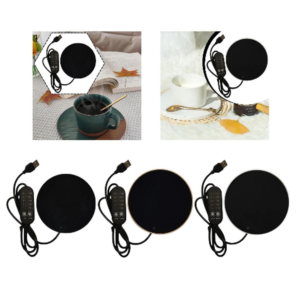Candle Warm Men Women Portable Smart Heating Plate 5 Temp Settings Fast Heating Electric