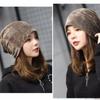 Slouchy Beanie Hat Warm Earmuffs Bicycle Hat Winter Running Beanie  for Men Women