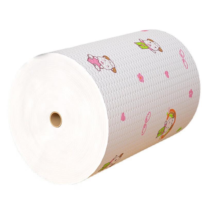 Baizi'en A55 Kitchen Wet/Dry Absorbent Wipes (20x20cm, 50 Sheets/Roll)