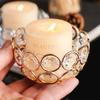 1Pc  Tealight Candle Holders Clear Mini Candlestick Table Centerpiece Wedding Festival Birthday Home Decorations