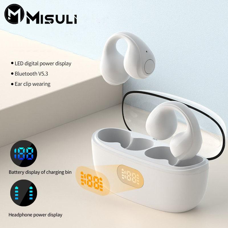 thumbnail image 2 of Otium Bluetooth Headphones, Wireless Headphones IPX7 Waterproof Earphones Sport Earbuds With Bluetooth 5.3 Chip 15 Hours Battery, Sound Isolation Mic Earbuds For Gym Running Outdoor Sports Workout 2 of 11
