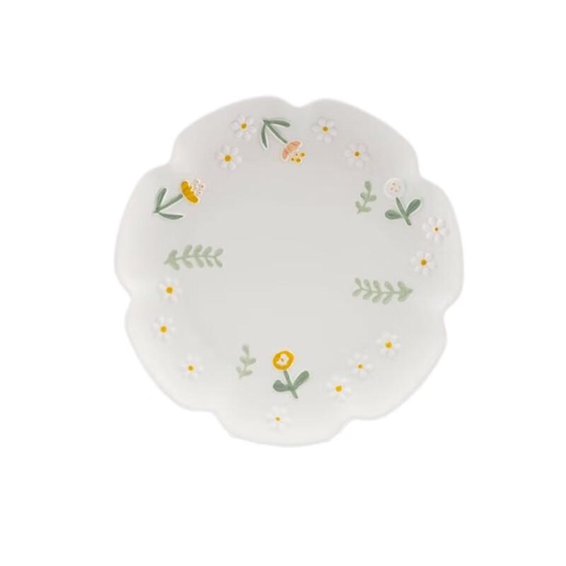 

Kangmo Nordic Daisy Relief Ceramic Deep Plates (Set of 2)