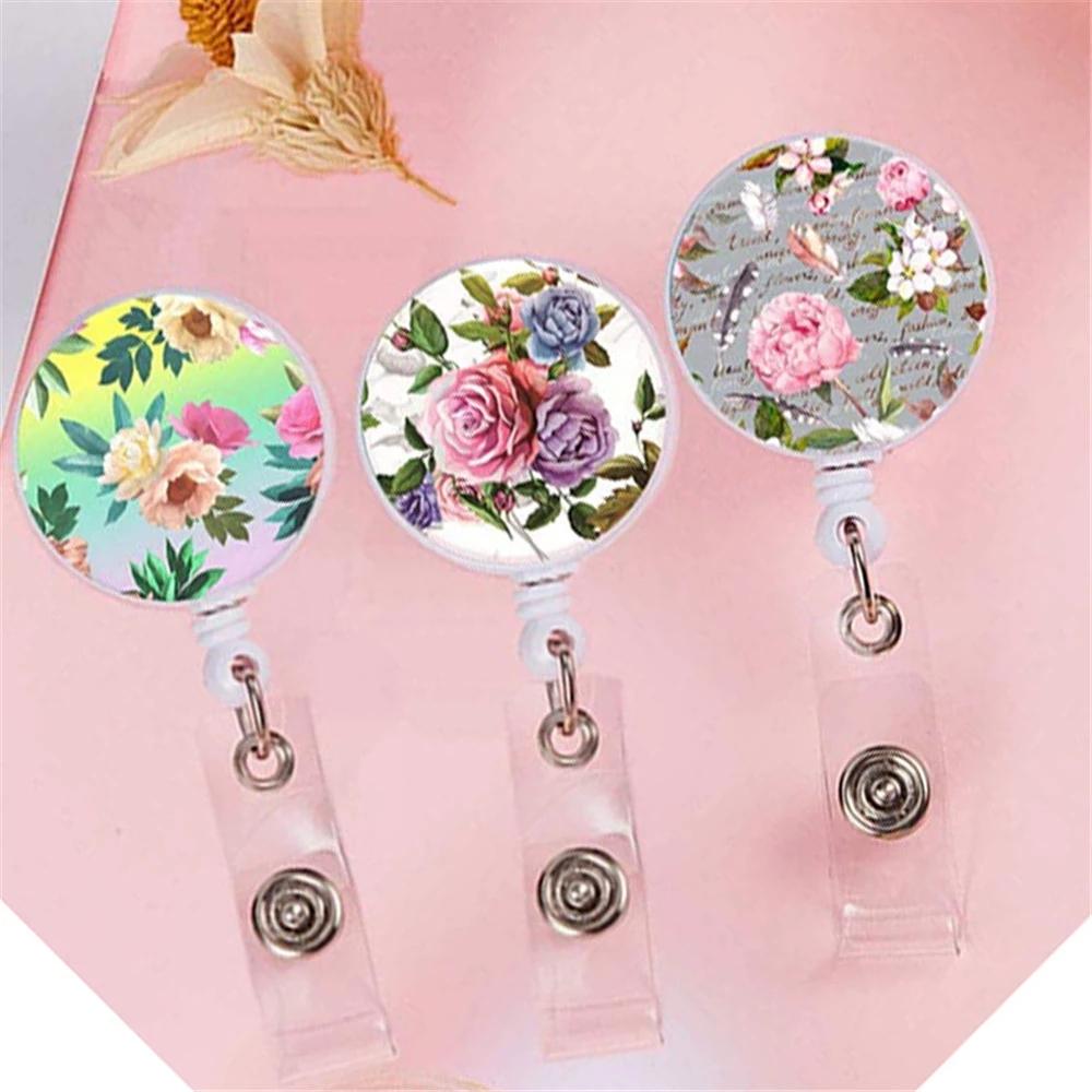 

Name Tag Holder ID Card Name Card Holder Nurse Doctor ID Badge Holder Key Chain Retractable Badge 02