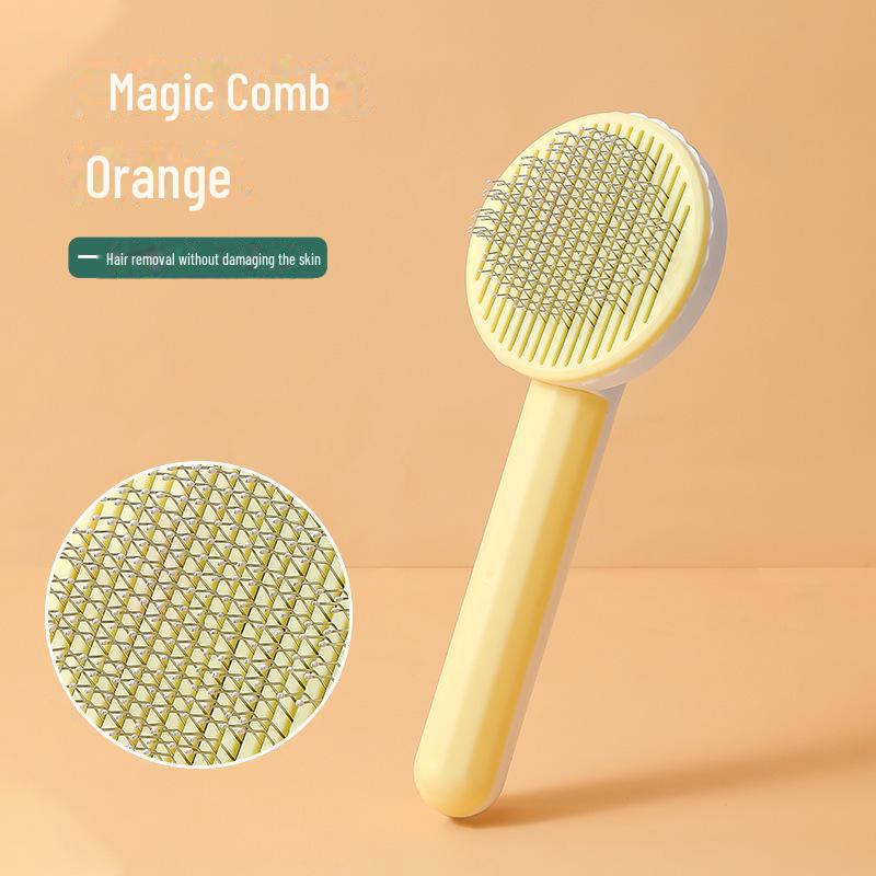 One-Click Hair Removal Pet Comb for Cats and Dogs 