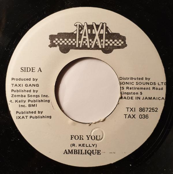 

7inch Record AMBILIQUE Ill Be There TAX036 Taxi Jamaica Reggae Ska Dub Used