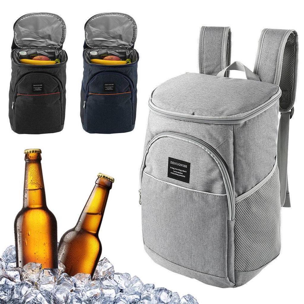 20L Outdoor Insulated Cooling Backpack Bento Picnic Thermal Insulated Cooler Bag