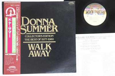 LP Record DONNA SUMMER - Walk Away Collector's Edition (The  25S11 CASABLANCA 1980 Japan Obi Soul/Funk Used