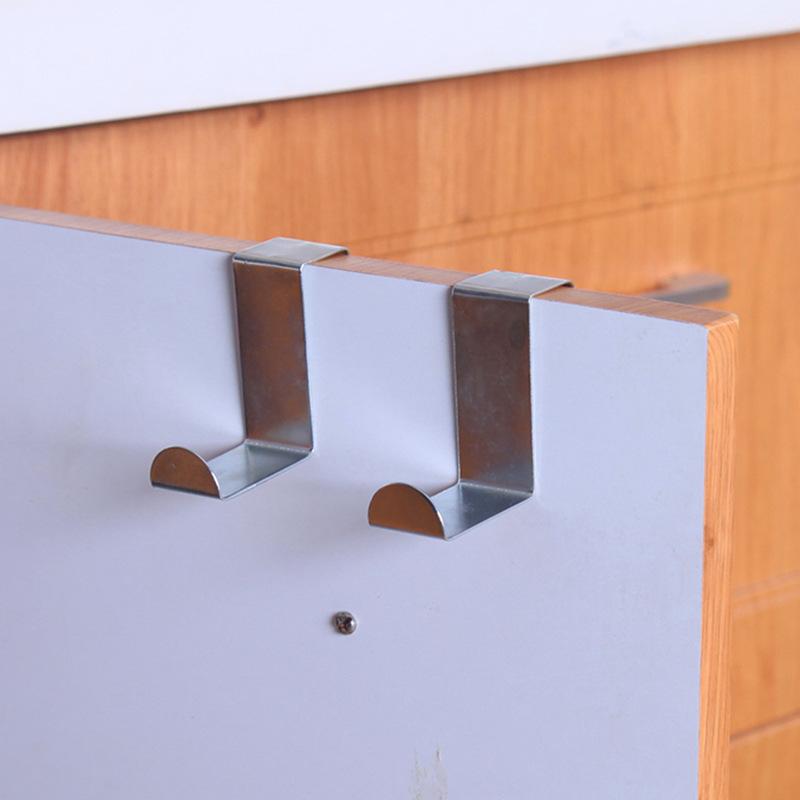 

2 шт. Z-образный дверной задний крючок, безгвоздевой накладной крючок для одежды, крючок S для сумки, цветной бесшовный крючок 2 шт.