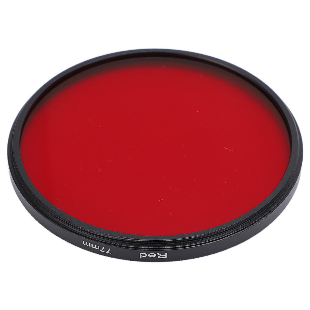 Red Camera Lens Filter High Definition Camera Red Full Color Lens Filter for Nikon DSLR Camera